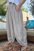 Tasha Damask Bloom Pant Mocha